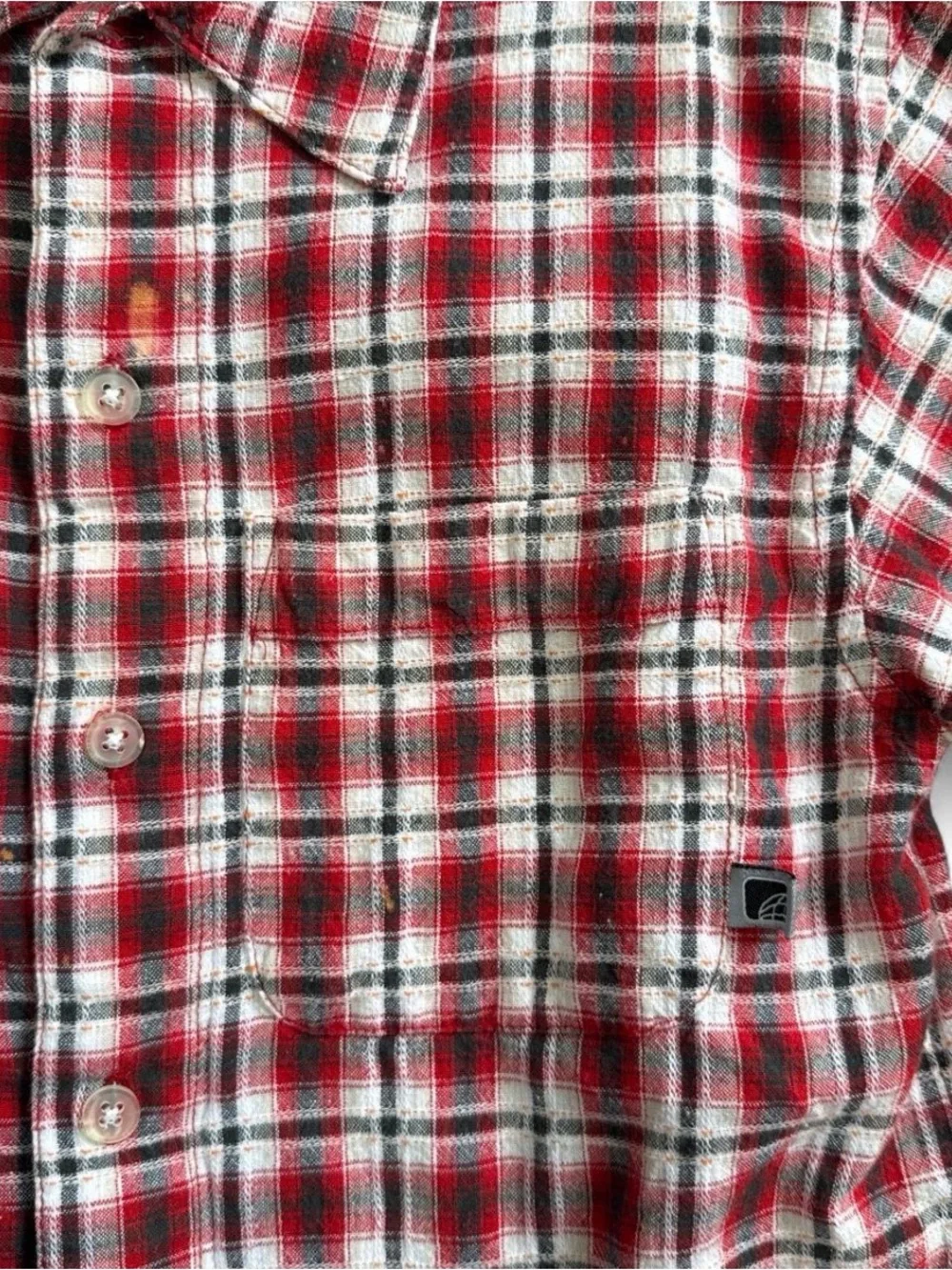 Kids Utility Cotton Plaid Button-Up Shirt